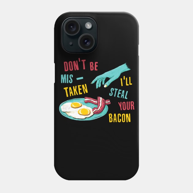 Bacon Thief Phone Case by MidnightCoffee