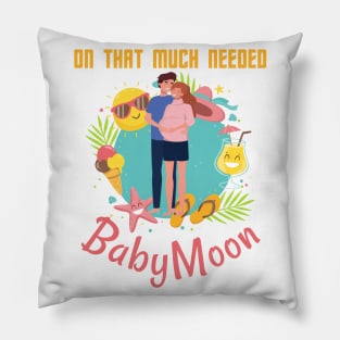 On That Much Needed Babymoon Pillow