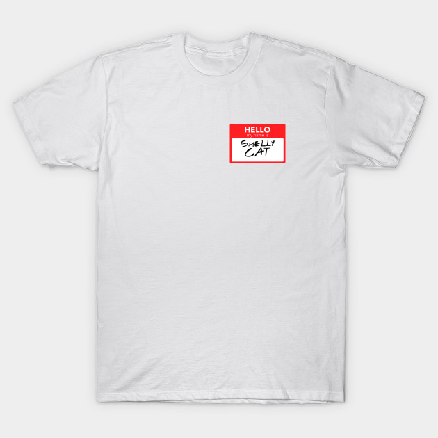 Friends Hello My Name Is Smelly Cat Friends T Shirt Teepublic