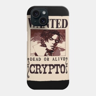 Crypto Wanted poster Phone Case