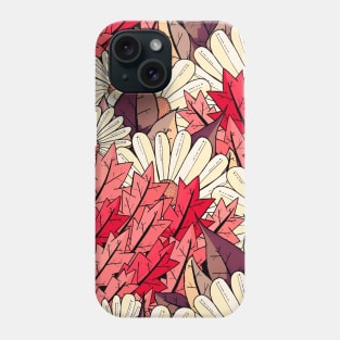 Pink red floral Phone Case