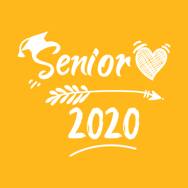 Senior 2020 , Graduation , Cute 2020 Senior Vibes Squad by Elitawesome