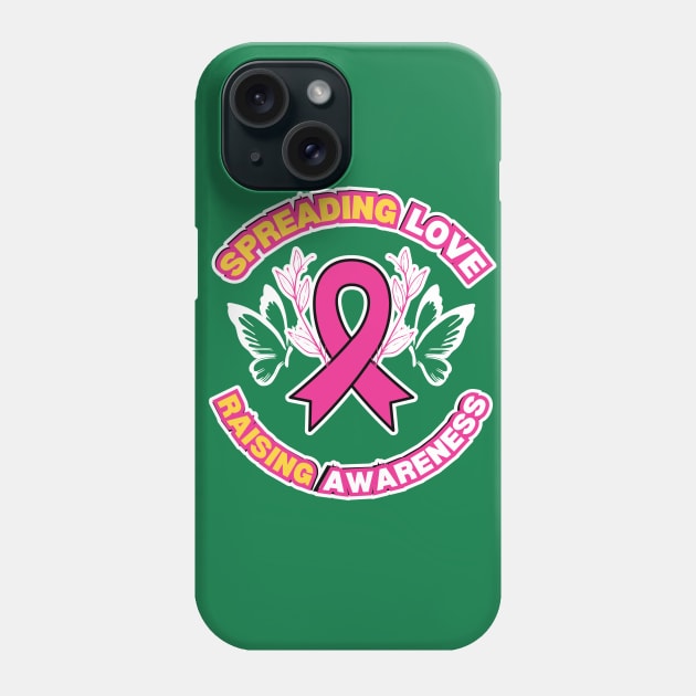 Spreading Love, Raising Awareness Phone Case by twitaadesign