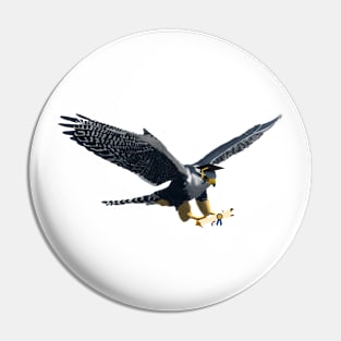 Graduation Falcon Pin