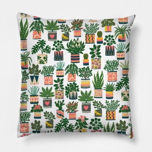 Houseplant Pattern Pillow