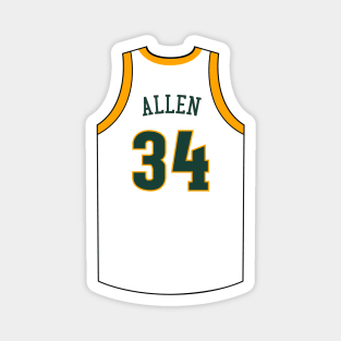 Ray Allen Seattle Supersonics Jersey Qiangy Magnet