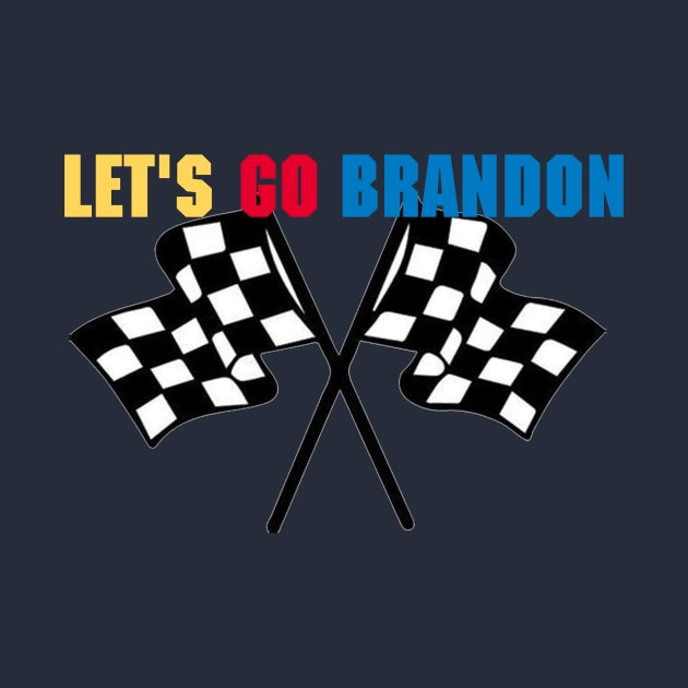 Lets Go Brandon Checkered Flags by ChazTaylor713