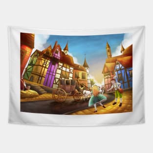 The Bavarian Village Tapestry