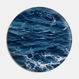 Midnight Serenade: Photorealistic Ocean Whispers Pin