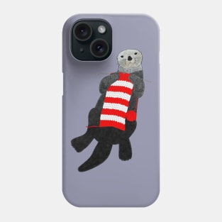 Knitting sea otter Phone Case