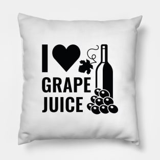 I Love Grape Juice Pillow