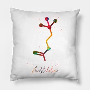 Acetylcholine molecule Pillow