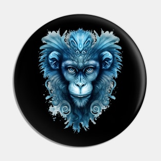 tribal blue monkey  ❤❤ Pin