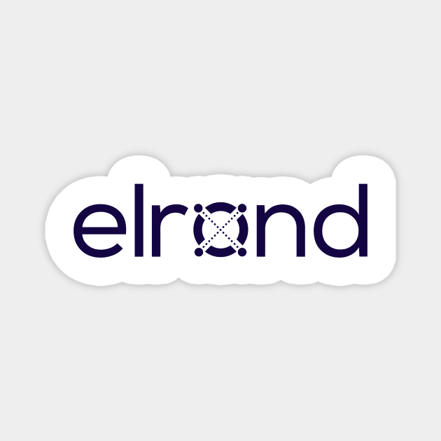 Elrond Cryptocurrency Magnet by cryptogeek