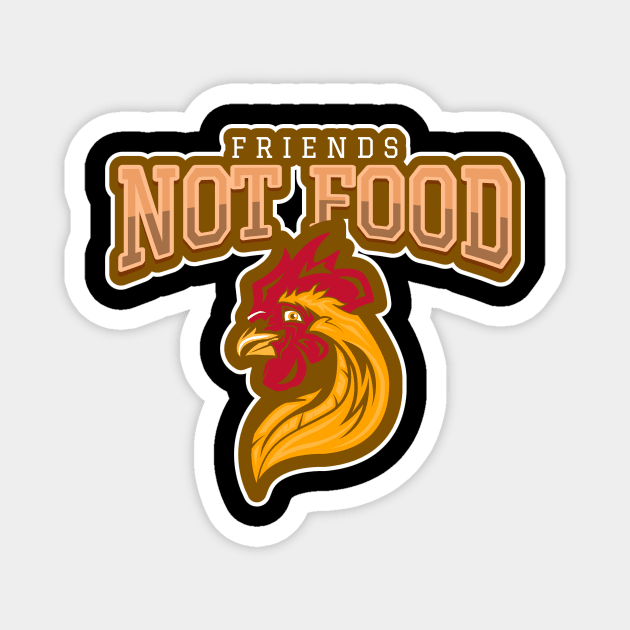 Friends Not Food Magnet by poc98
