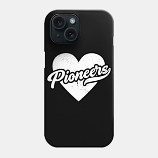 Vintage Pioneers School Spirit // High School Football Mascot // Go Pioneers Phone Case