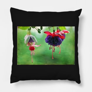 Flashy Fuschias Pillow