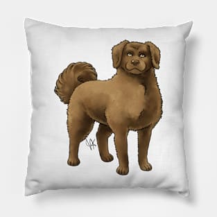 Dog - Wetterhoun - Brown Pillow