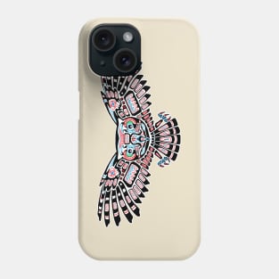 Mystic Owl in Native American Style Phone Case