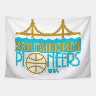 Defunct San Francisco Pioneers WBL Basketball 1979 Tapestry