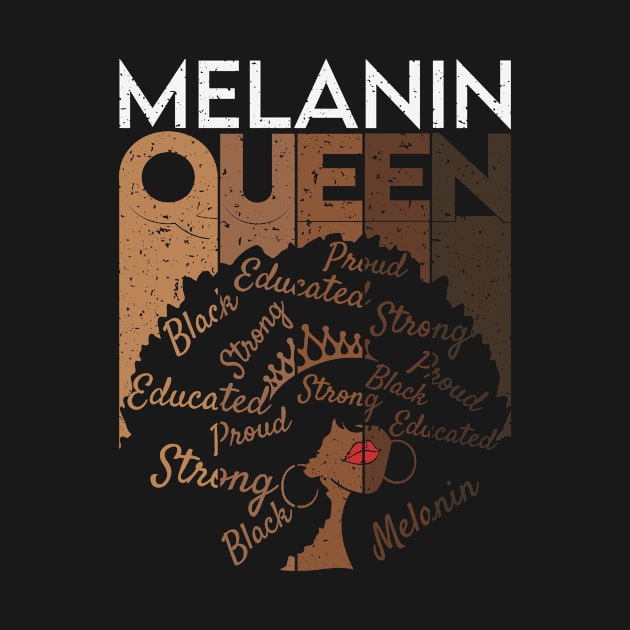 Melanin Queen - educated proud by modrenmode