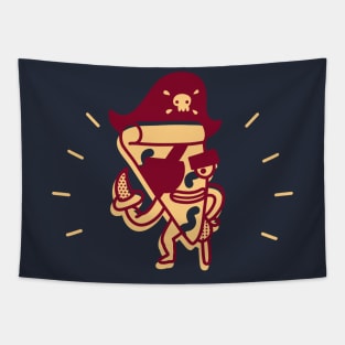 pirate pizza cartoon Tapestry