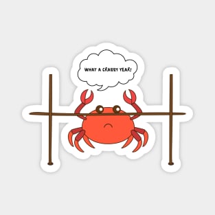 Crabby Limbo Dance Magnet