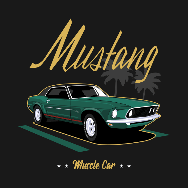Mustang Classic American Cars by Turbo29