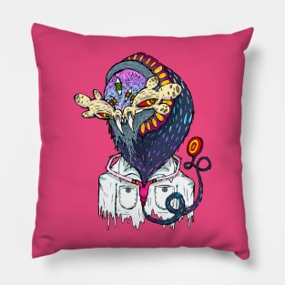 Dr. Demon Bust Pillow