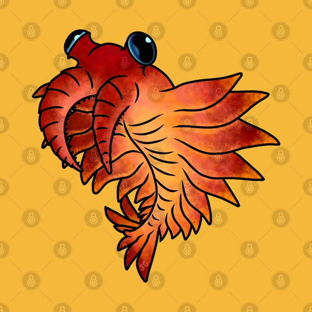 Cute Anomalocaris by saradrawspaleo