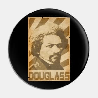 Frederick Douglass Retro Propagana Pin