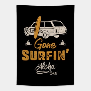 Gone Surfing Tapestry