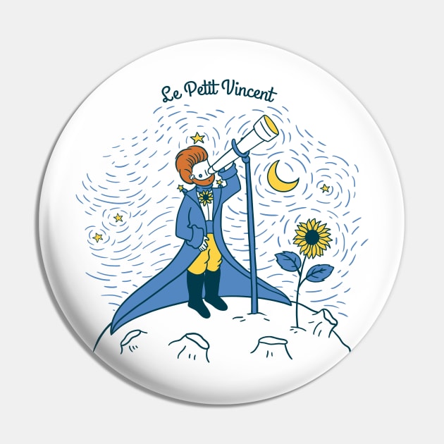 Le Petit Vincent Van Gogh Pin by olddesigntees