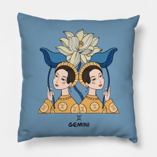 Gemini Constellation: Sociable And Friendly | Astrology Art Pillow