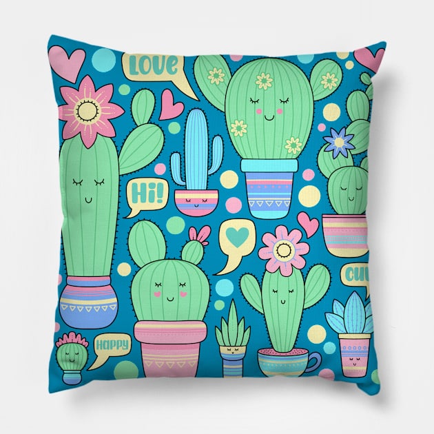 Cactus Pillow by Mashmuh