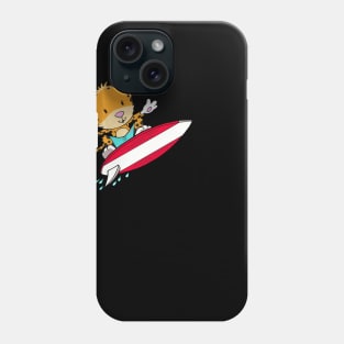 Cat Surfer Phone Case