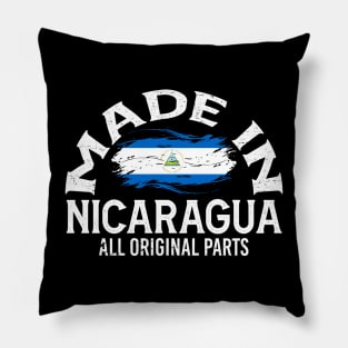 Born in Nicaragua Pillow