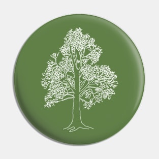 Oak tree Pin