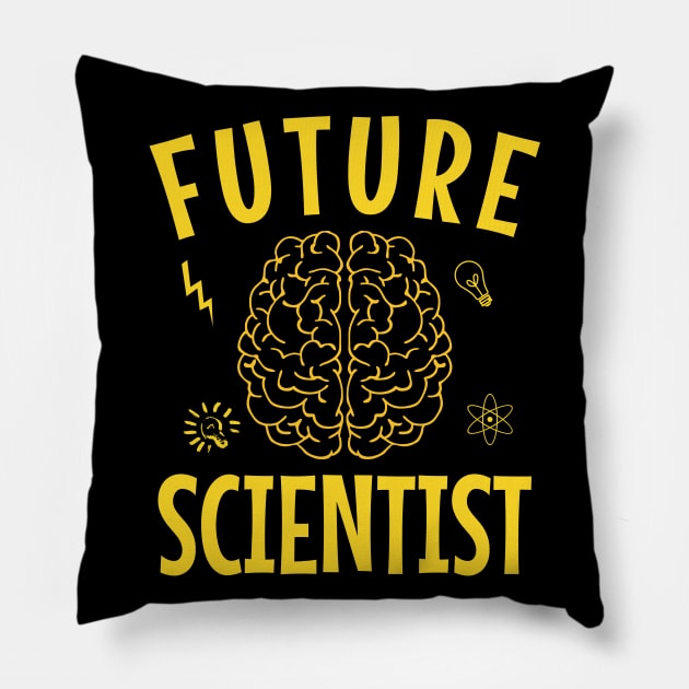 Future scientist Pillow by cypryanus