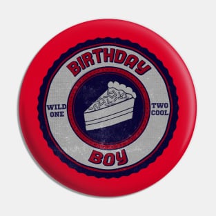 birthday boy cake slice Pin