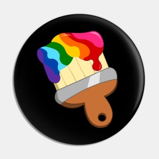 Pride Paintbrush Pin