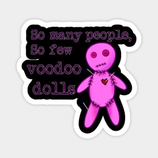 Snarky voodoo doll Magnet