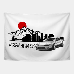 Nissasn Silvia S15, JDM Car Tapestry