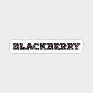 Blackberry Fruit Name Magnet