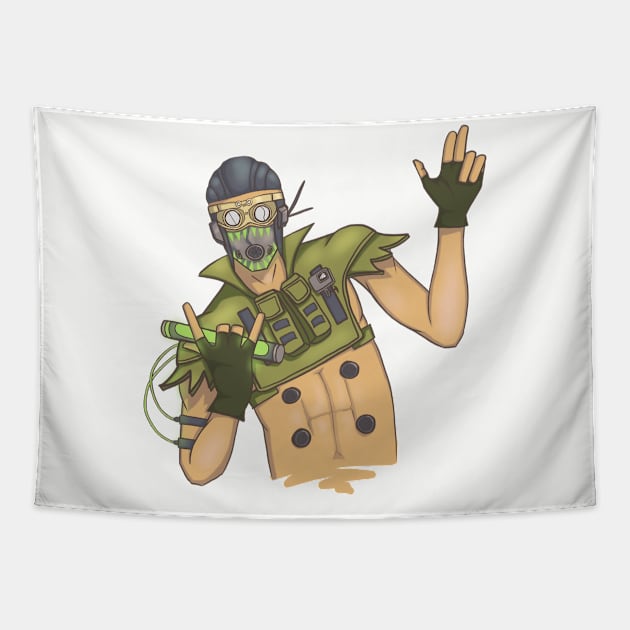 APEX LEGENDS - Octane Tapestry by h0lera