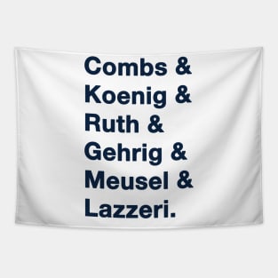 Yankees Murderers Row Tapestry