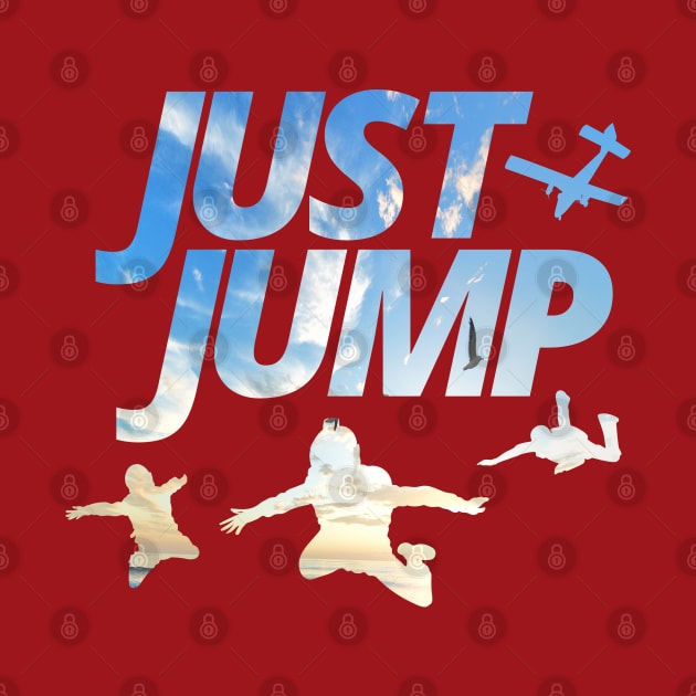 Sky Diving Just jump Sky Diver Sky silhouettes by Surfer Dave Designs