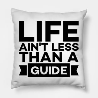 Life based typography Pillow