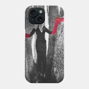 Red Boots Girl in the Woods Phone Case