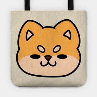 Cheeky Shiba Face Tote